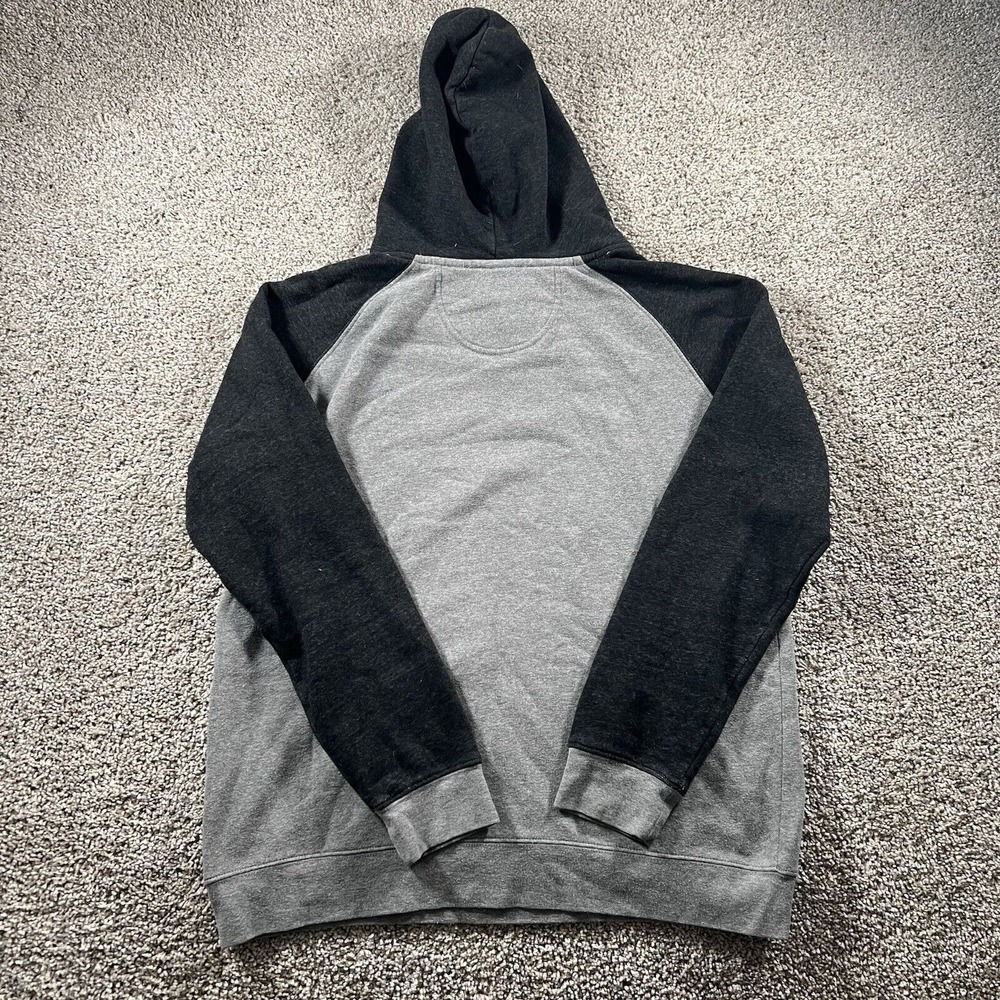 Vintage Wisconsin Badgers Sweater Mens Large Gray Faded NCAA Hoodie Streetwear - Picture 8 of 9